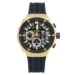 Giorgio Milano Black Silicone Chronograph Men's Watch - 240SGBK313