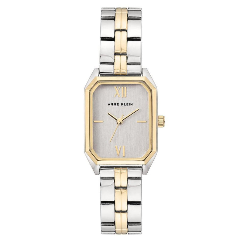 Anne Klein Two-Tone Steel Silver Dial Women's Watch - AK3775SVTT