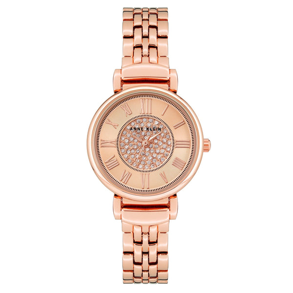 Anne Klein Rose Gold Band Women's Watch - AK3872RGRG