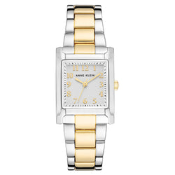 Anne Klein Two-Tone Band White Dial Women's Watch - AK3955SVTT