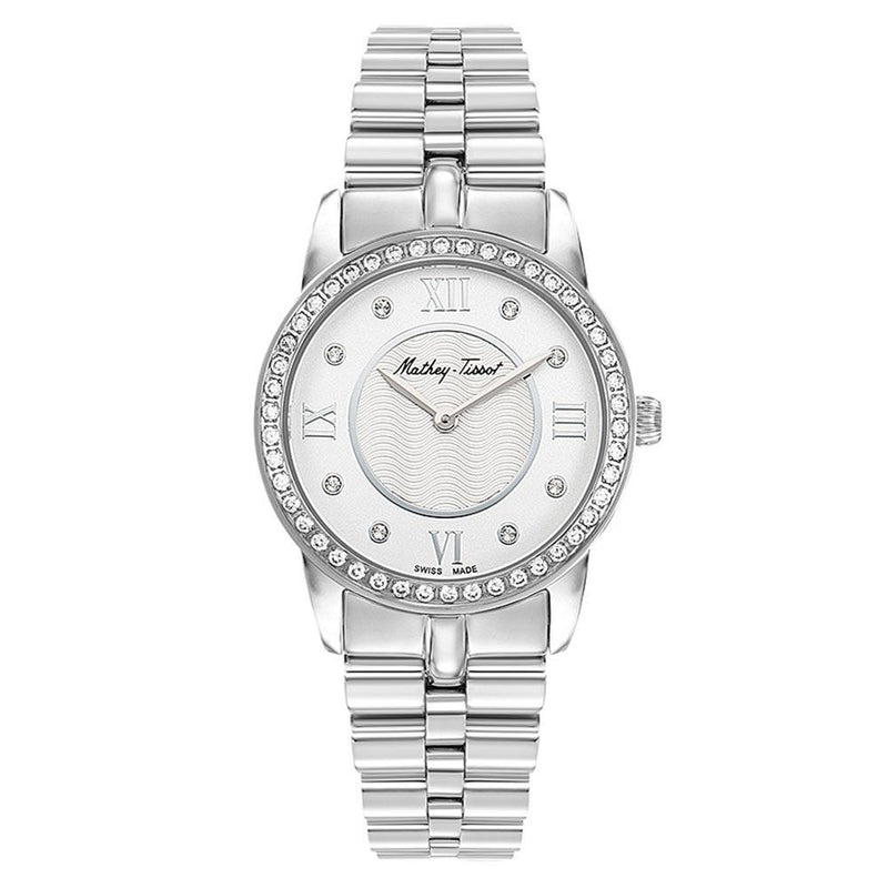 Mathey-Tissot Artemis Stainless Steel White Dial Swiss Made Women's Watch - D1086AQI