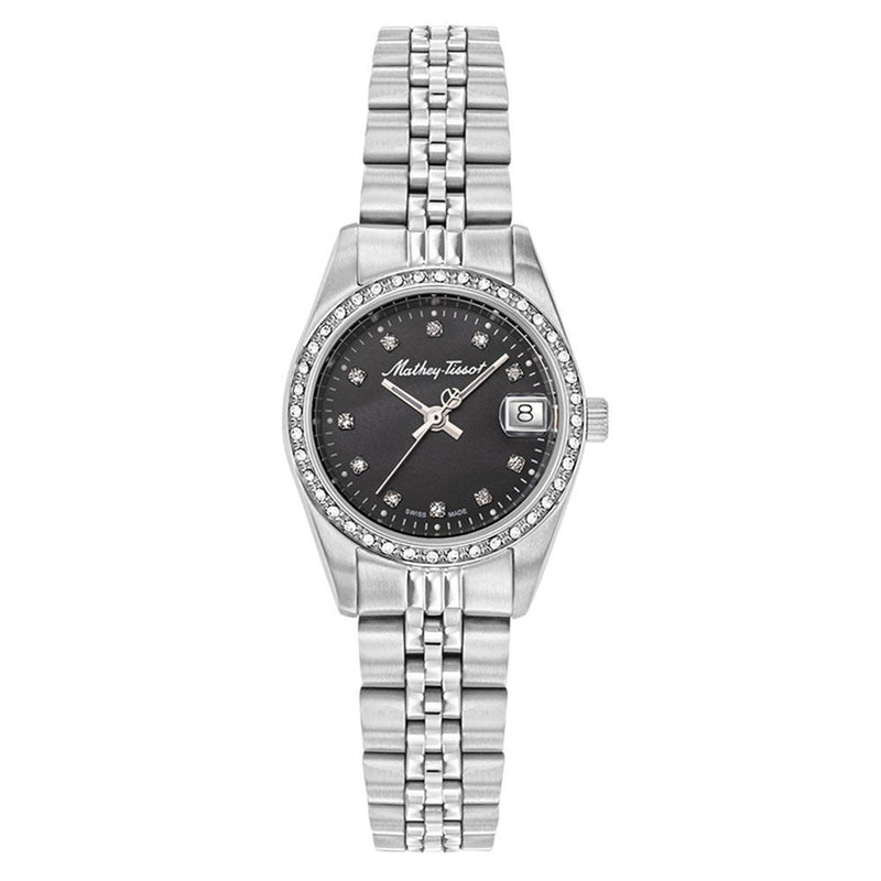 Mathey-Tissot Mathy IV Stones 26 mm Stainless Steel Swiss Made Women's Watch - D709AQN