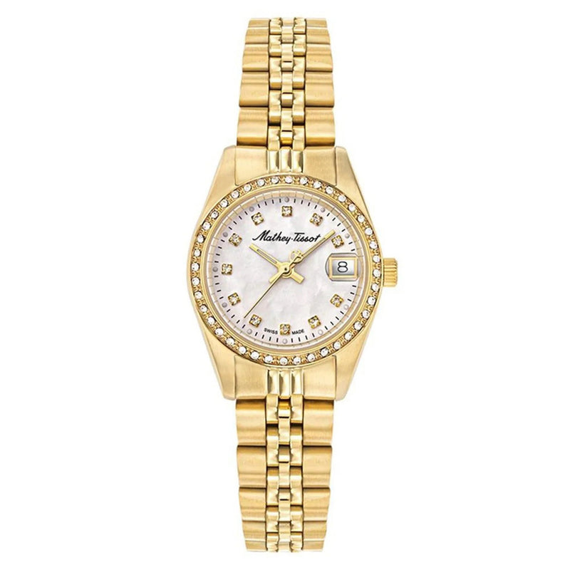 Mathey-Tissot Mathy IV 26 mm Gold Stainless Steel Swiss Made Women's Watch - D709PQI