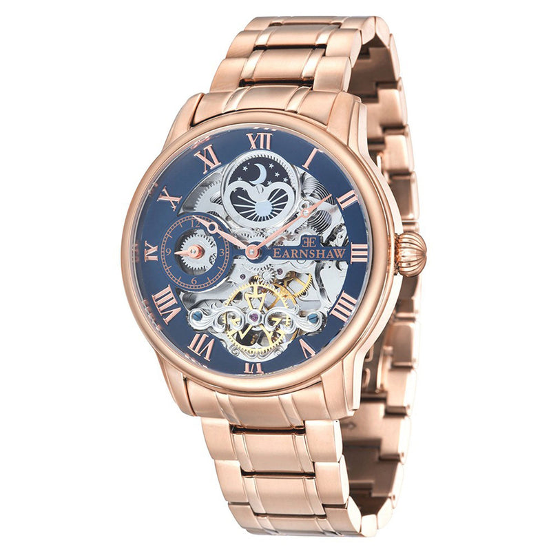 Earnshaw Longitude True Copper Automatic Skeleton Men's Watch - ES-8006-44