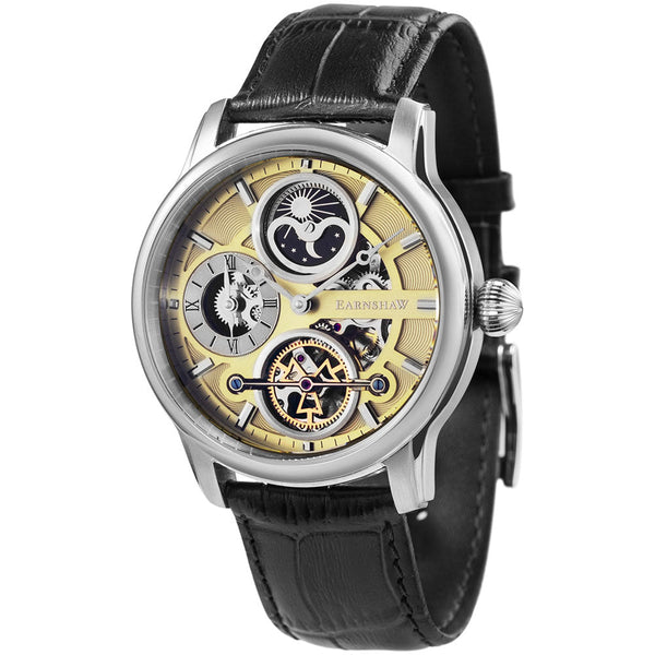 Earnshaw Longitude Hemisphere Sun & Moon Automatic Men's Watch - ES-8087-01