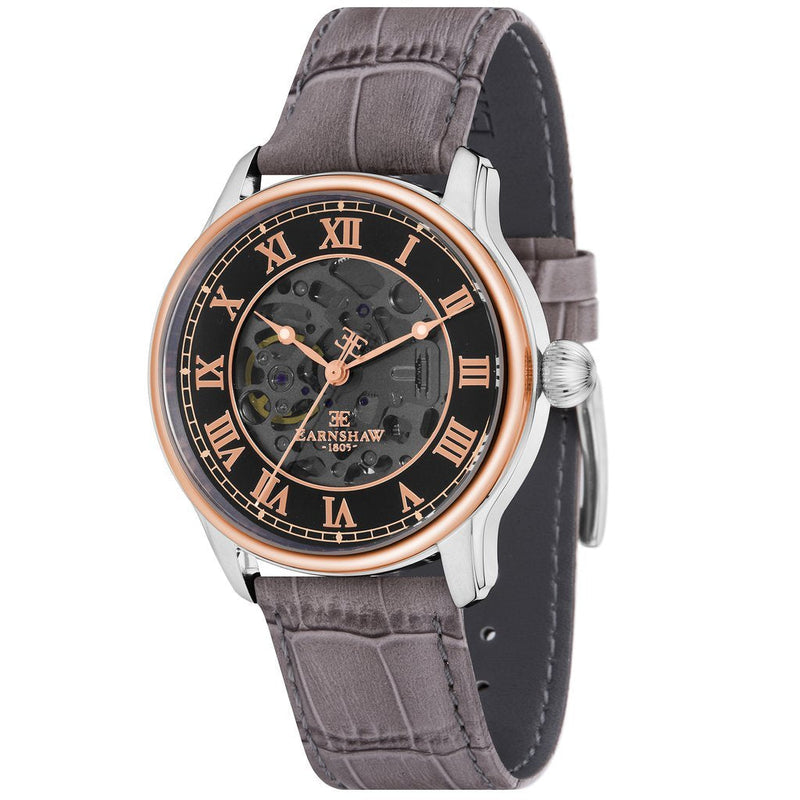 Earnshaw Longitude Automatic Leather Men's Watch - ES-8807-04