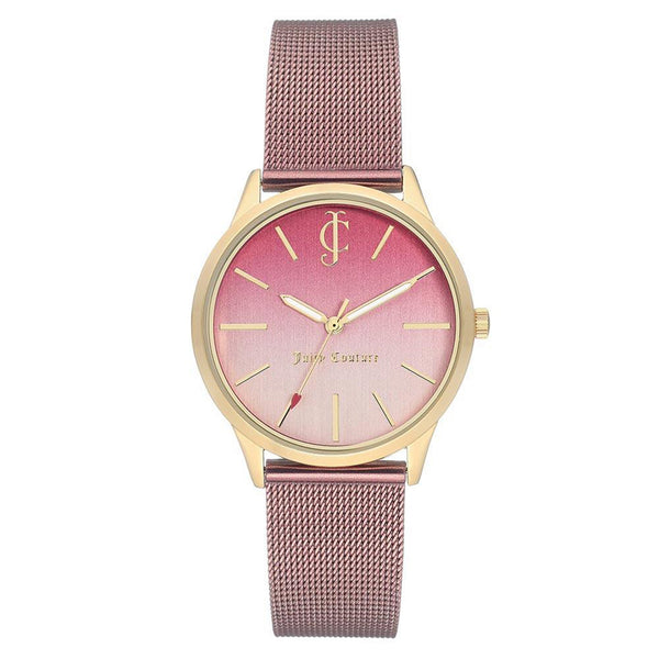 Juicy Couture Pink Mesh Women's Watch - JC1014OMPK