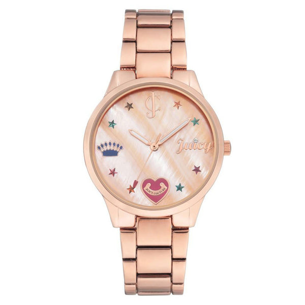 Juicy Couture Rose Gold Steel Women's Watch - JC1016RMRG