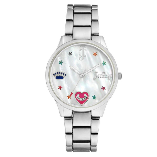 Juicy Couture Stainless Steel MOP Dial Women's Watch - JC1017MPSV