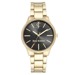 Juicy Couture Gold Steel Ladies Watch - JC1058BKGB