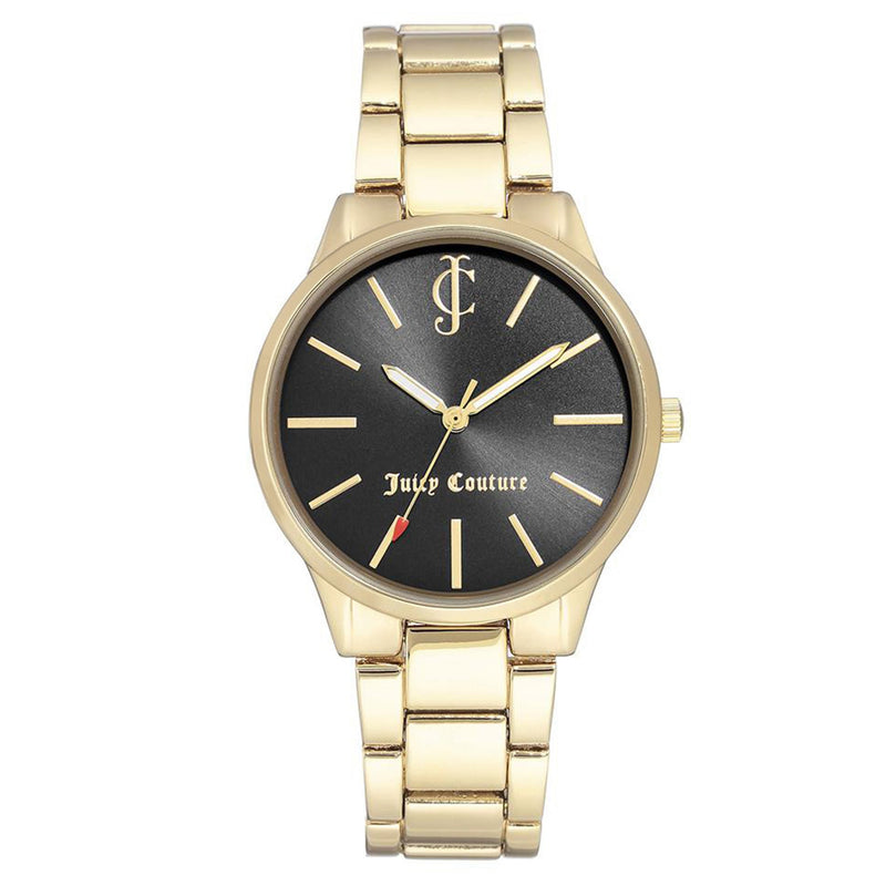 Juicy Couture Gold Steel Ladies Watch - JC1058BKGB