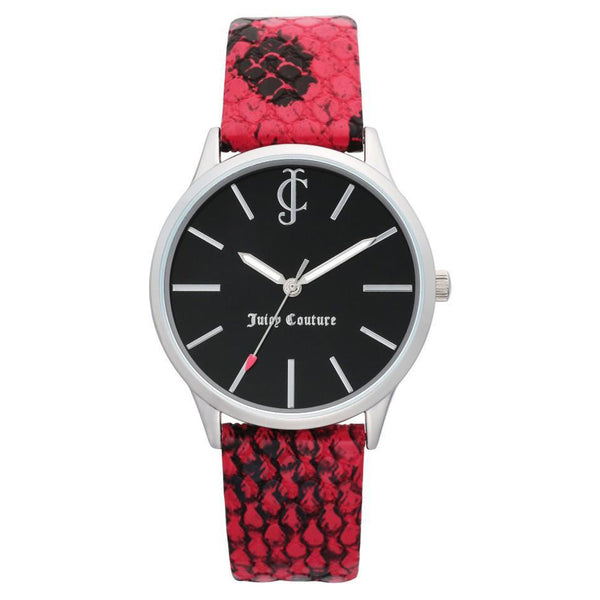 Juicy Couture Red Vegan Leather Women's Watch - JC1185BKRD