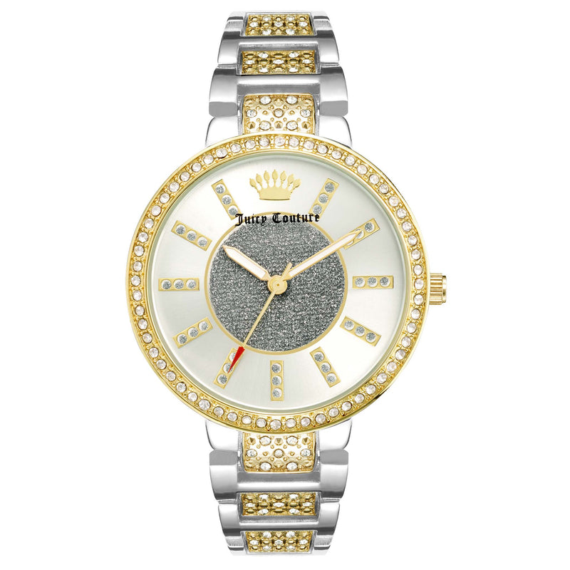 Juicy Couture Two-Tone Band Silver Dial Women's Watch - JC1313SVTT