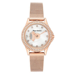 Juicy Couture Rose Gold Mesh Women's  Watch - JC1322MPRG