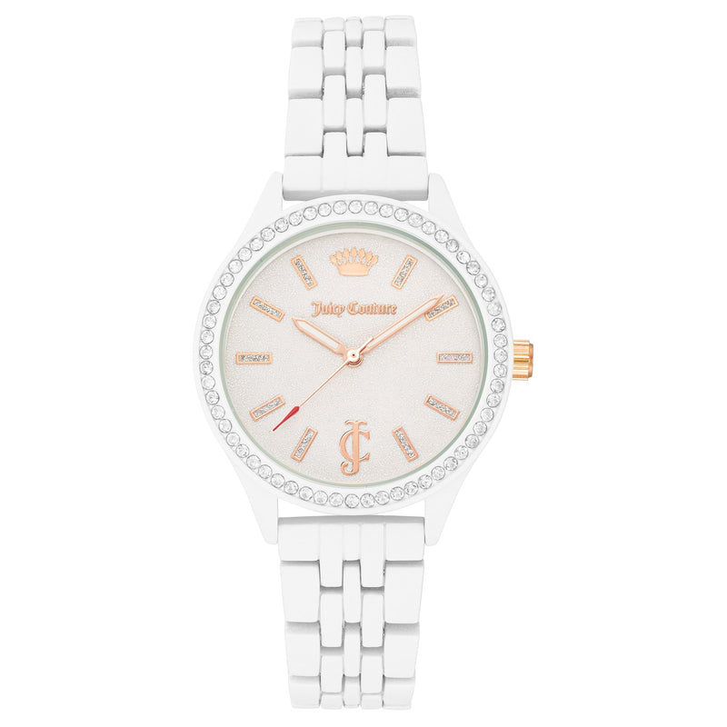 Juicy Couture White Band Women's Watch - JC1376WTRG