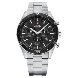 Swiss Military Steel Chrono Men's Watch - SM34079.01