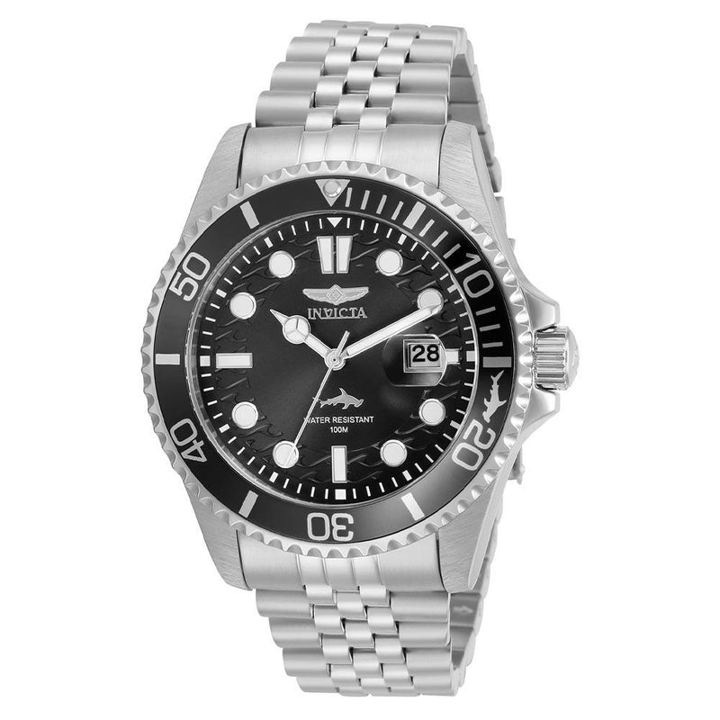 Invicta pro diver hot sale black dial men's watch